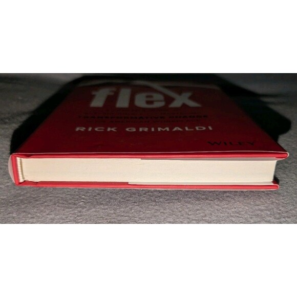 FLEX Rick Grimaldi SIGNED Hardcover Leader's Guide Nimble Change 2021 Wiley MINT - Picture 9 of 12